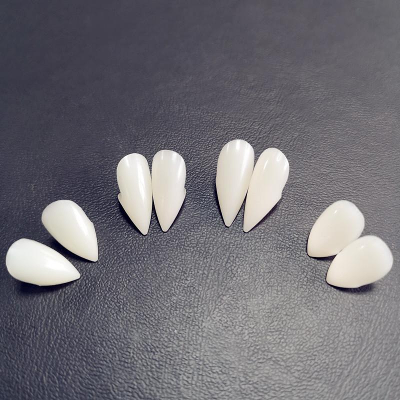 2020 4 Size Vampire Teeth Fangs Dentures Props Halloween Costume Props