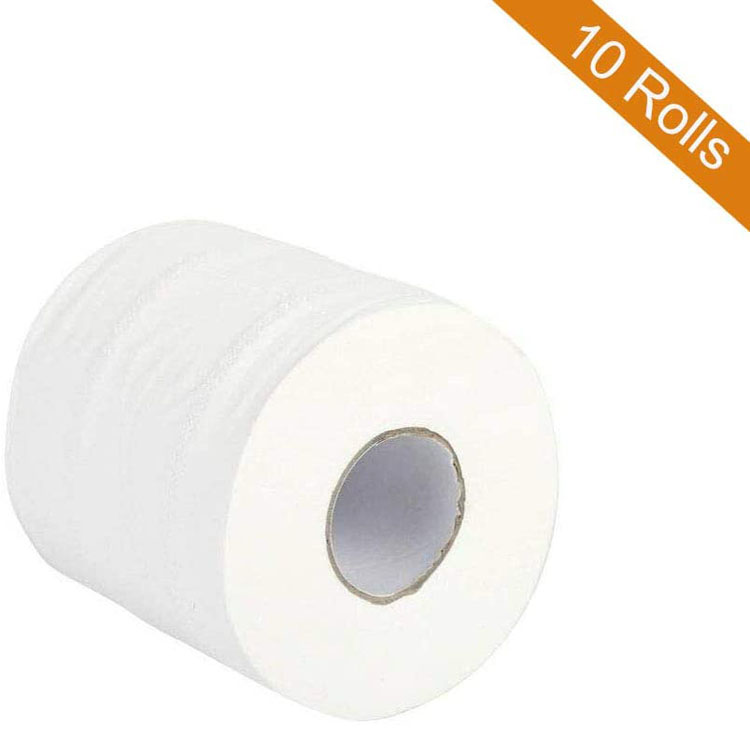 600g Toilet Rolls Paper Bulk Large 3-Ply Bath Tissue Paper Eco-Friendly Soft Roll Tissue Paper for Kitchen Bathroom Restaurant Hotel