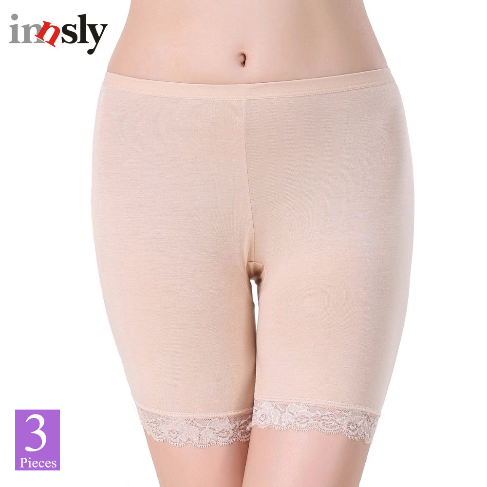 

3 Pieces/Pack Safety Short Pants Large Size Boyshort Safety Panties Big Size Shorts Under Skirt Women Pant, 3pcs-black