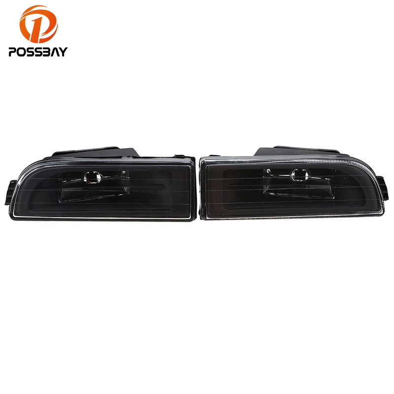 

POSSBAY Front Lower Bumper Fog Lamp for E38 7 Series 1995 1996 1997 1998 1999 2000 2001 Clear Lens Fog Light Housing