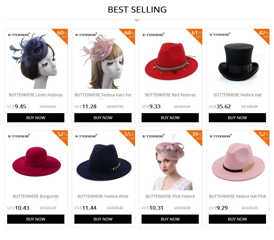 names of women's hats