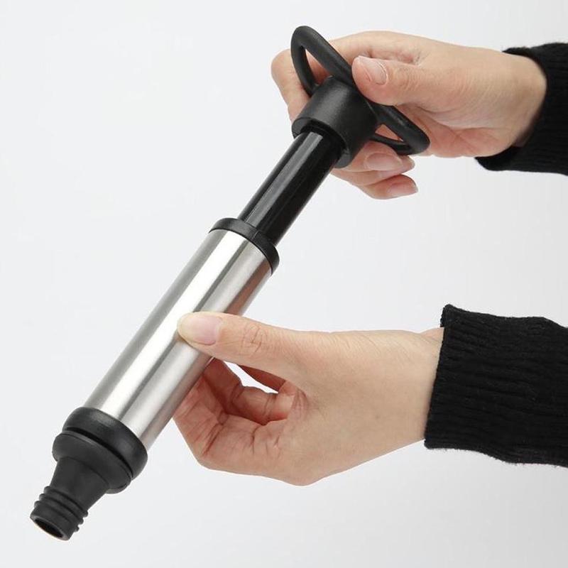 

Wine Stopper With Vacuum Pump Bar Accessories Air lock Steel Bottle Stainless Fresh Stopper Wine Keep Aerator Saver Sealing S6V0