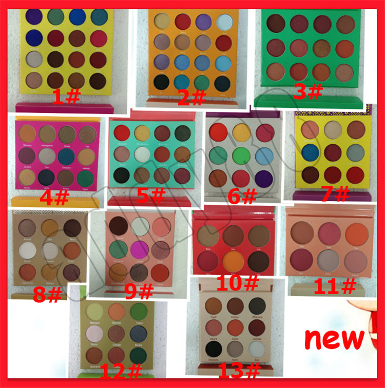 

HOT Eye Makeup Zulu Eyeshadow Palette 13 Styles Magic Nubian EyeShadow Palette Cleopatra Eyeshadow 6 9 12 16 colors, Multi