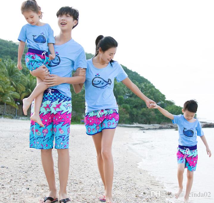 matching family beach wear