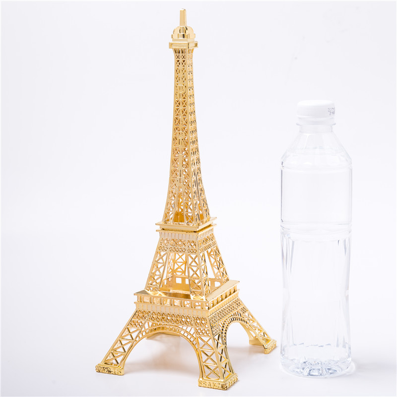 

Gold Eiffel Tower Decor Zinc Alloy Home Decoration Improvement Gift Decorative Wine Cabinet