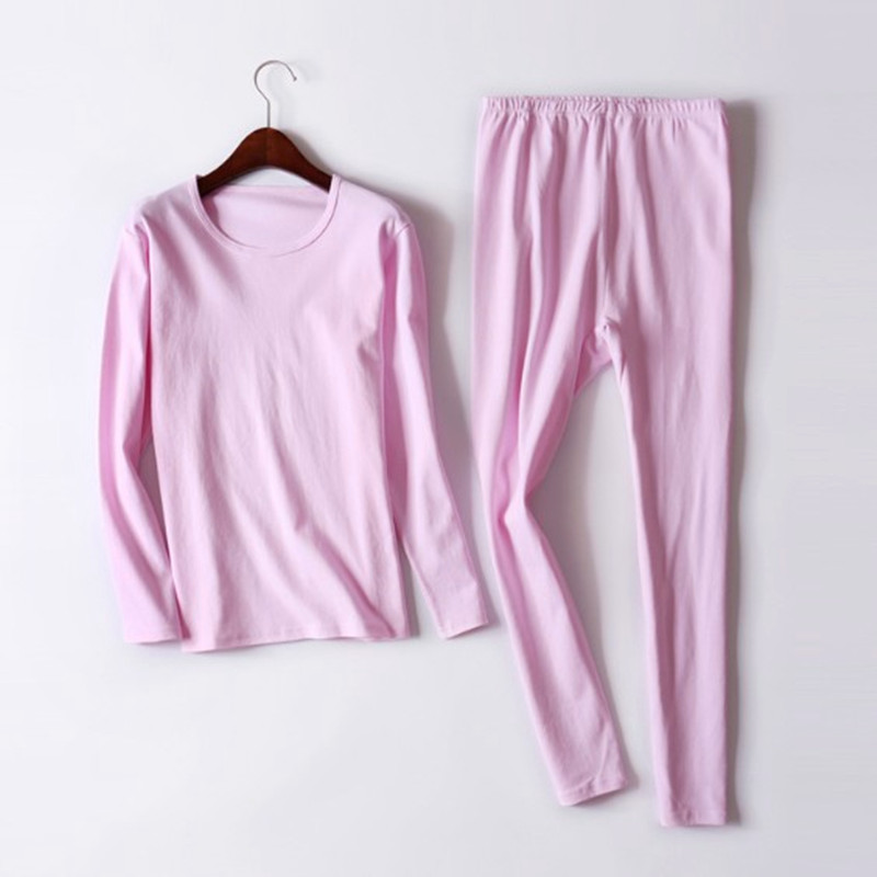 

Autumn winter pajamas women new bottoming shirt + trousers warm elastic underwear set lady's bodycon sleepwear pijama suit -4XL, Blue