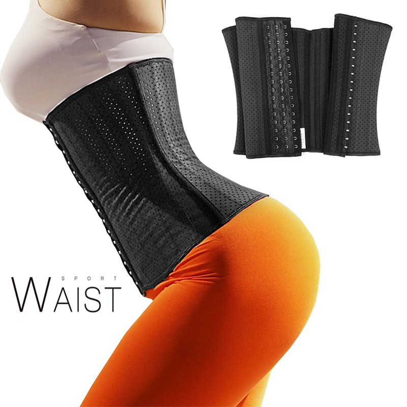 

Sport Waist Trainer Corset 9 Steel Bone Shapewear Body Shapers Women Corset Slimming Belt Waist Shaper Cinta Modeladora, As pic
