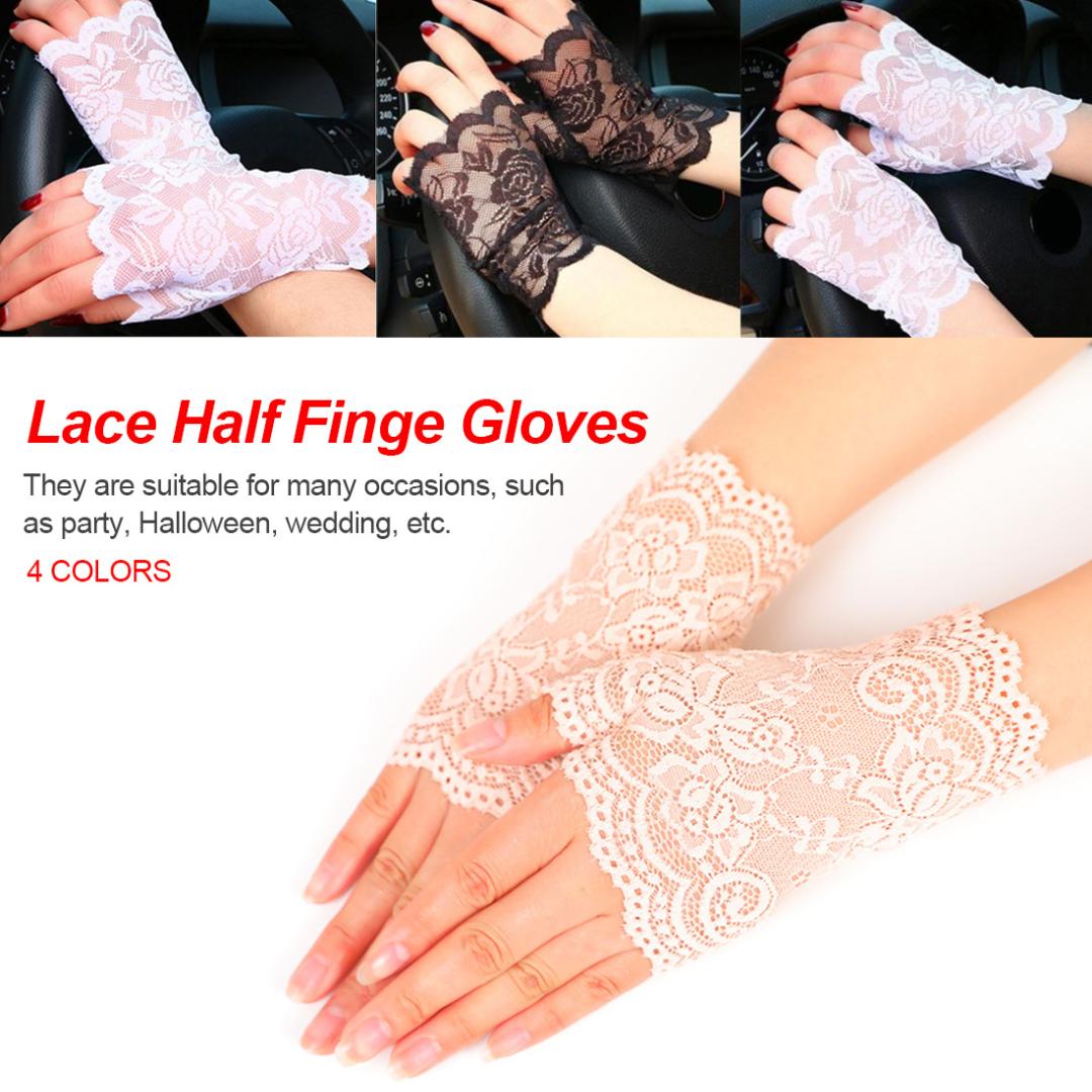 white lace gloves in bulk