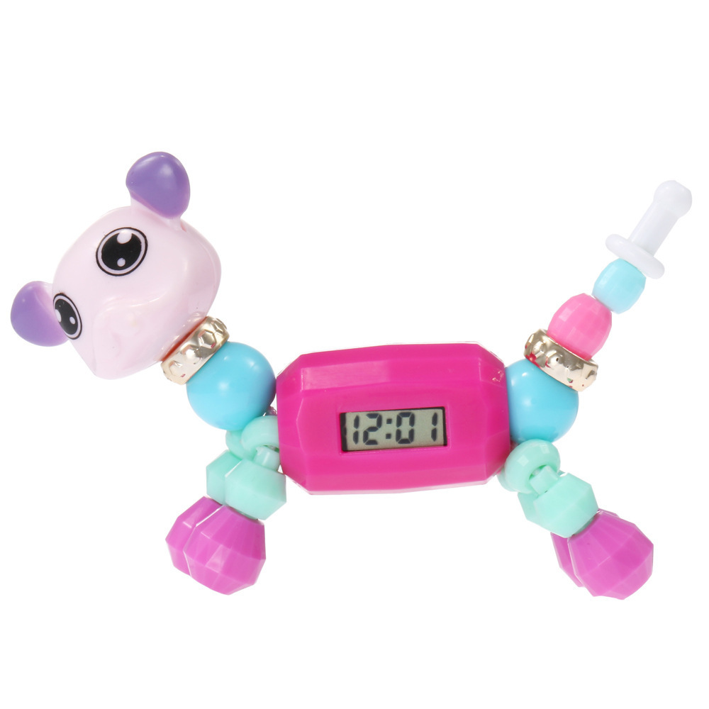 

Chain Love Spirit Diy A String Of Beads Bracelet Cartoon Animal Magic Hundred Change Children Alpinia Oxyphylla Toys Electronics Wrist Watch, Color 8