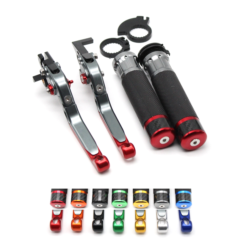 

For XJR1300 FJR1300 FJR1300A SUPER TENERE XT1200Z Motorcycle Folding Brake Clutch Levers & Throttle Handlebar Hand Grips