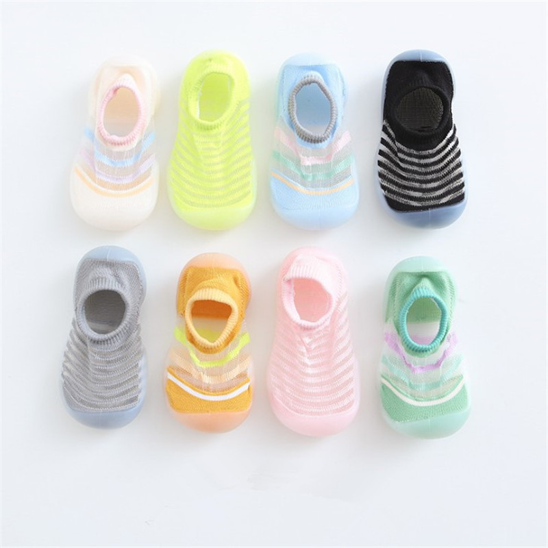 

Baby Shoes First Shoes Unisex Toddler First Walker Babys Kids Rubber Soft Sole Floor Glass Silk Socks Indoor Floor, Blue