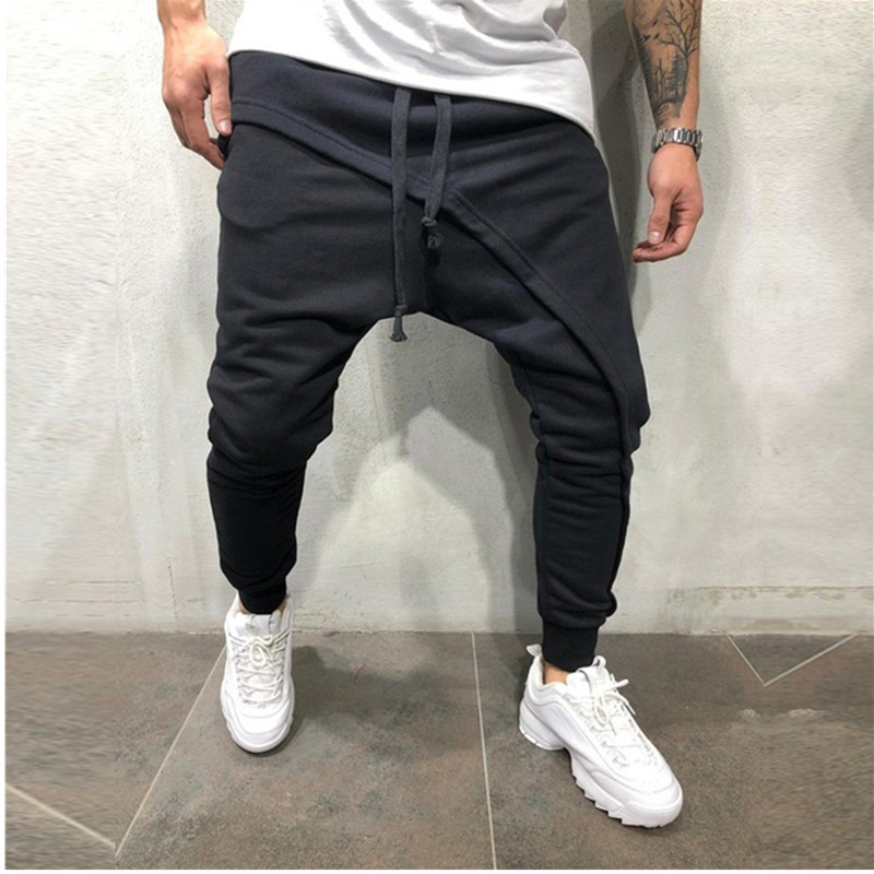 

Jogging pants men's fitness gym casual men's sports trousers, Dark grey