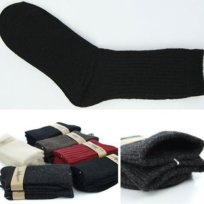 Winter Mens Army Socks Long Knee High Military Socks Thermal Wool Thickness Socks Size 9 to11