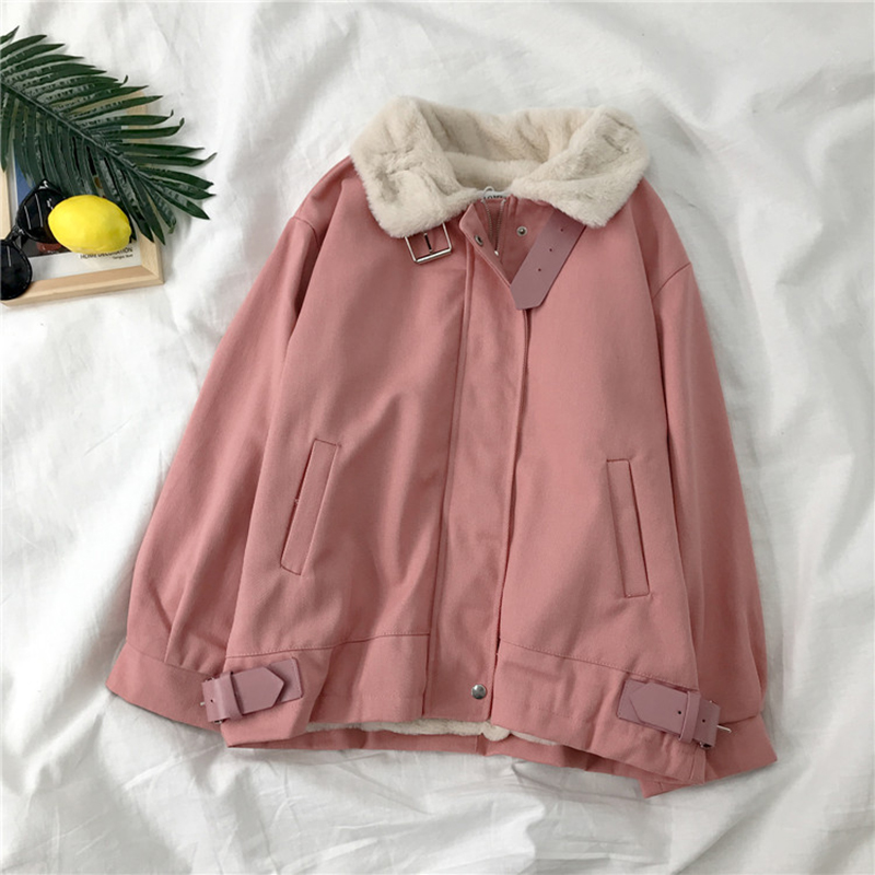 

Warm Women Winter Coat Plus Size Jackets For Women Thick Oversize Parkas Cotton Padded Jacket Womens Outwear, Beige