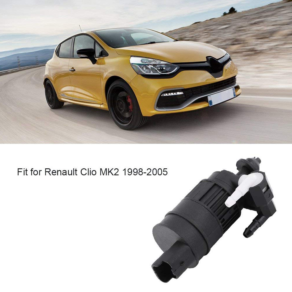 Acheter 1x Pompe Lave Glace 05 260b Pour Pare Brise Avant Arrière Pour Renault Clio Mk2 1998 2005 Pompe à Eau Submersible Pompe à Eau De 1395 Du