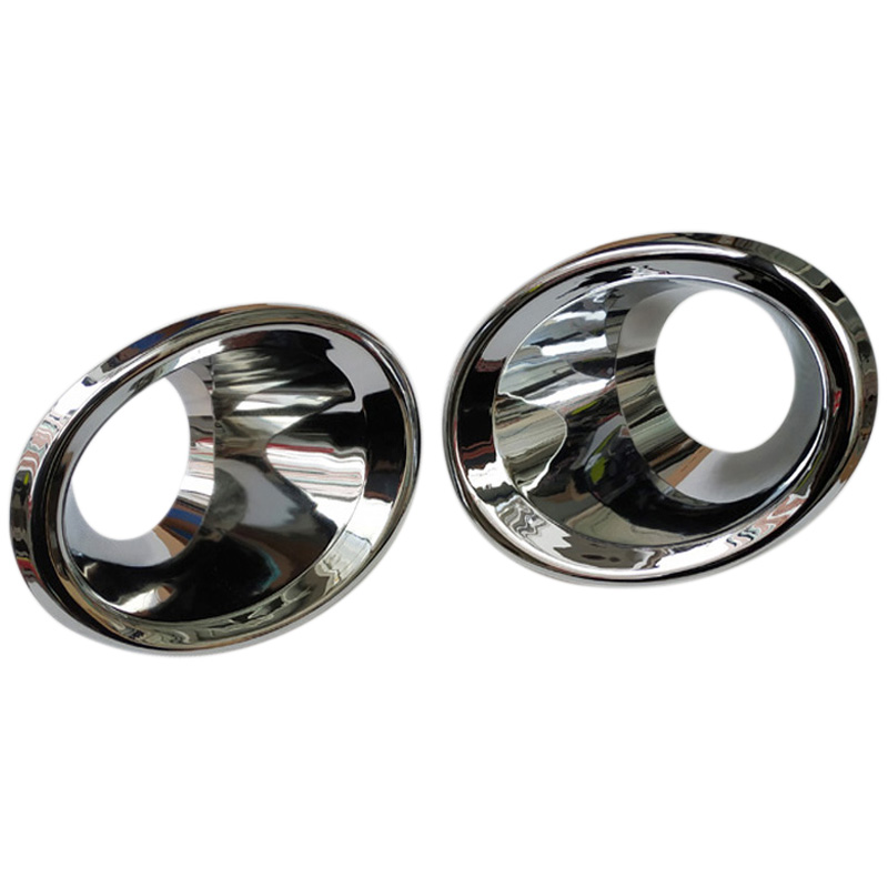Accessories Chrome Pair Front Fog Light Covers For Toyota RAV4 2013 2014 2015