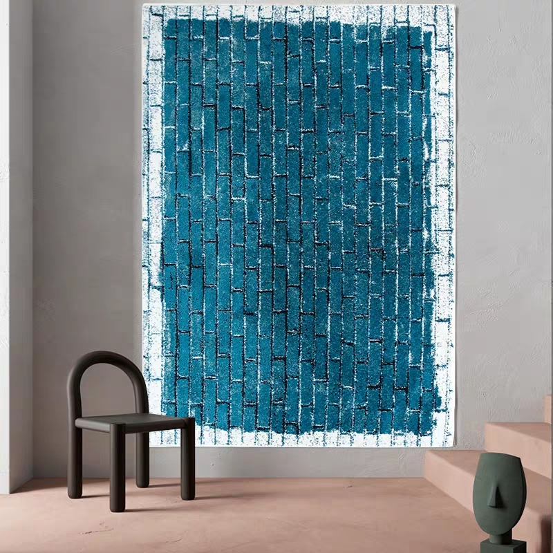 

Big size modern style geometric area rug , high density machine woven home decoration floor mat, As picture