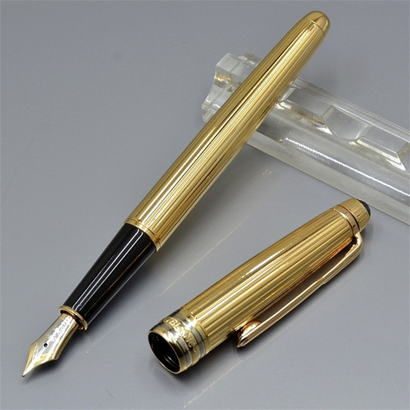 Hot HERO 901 Medium Nib Pens Fountain Pen Luxury Black /& Gold Stainless Classic