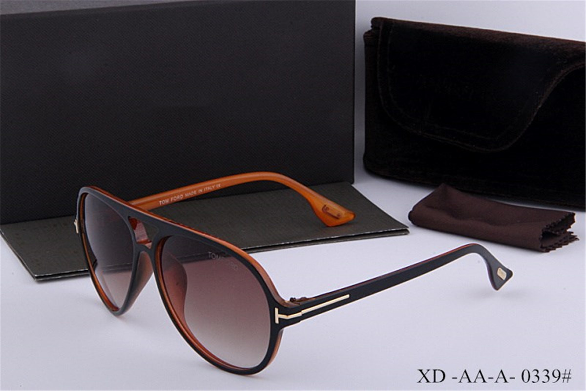 

Brand top New Fashion 0339 Tom Sunglasses For Man Woman Erika Eyewear Designer Brand Sun Glasses with original box