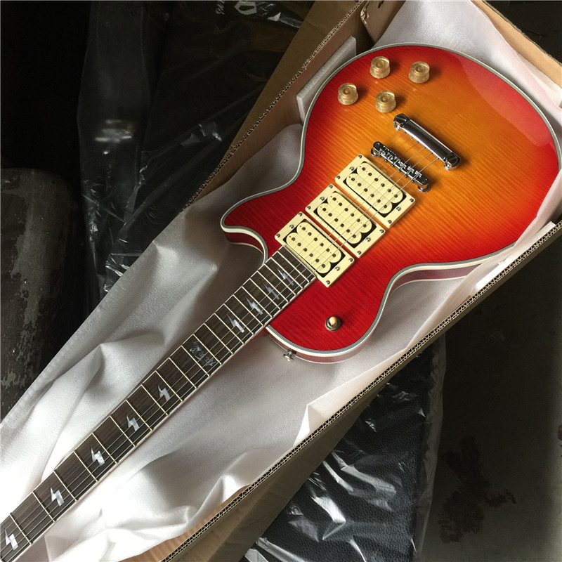 Nouvelle Arrivée Cherry Burst Ace Frehley Guitare Électrique En Gros De Chine HOT Livraison gratuite