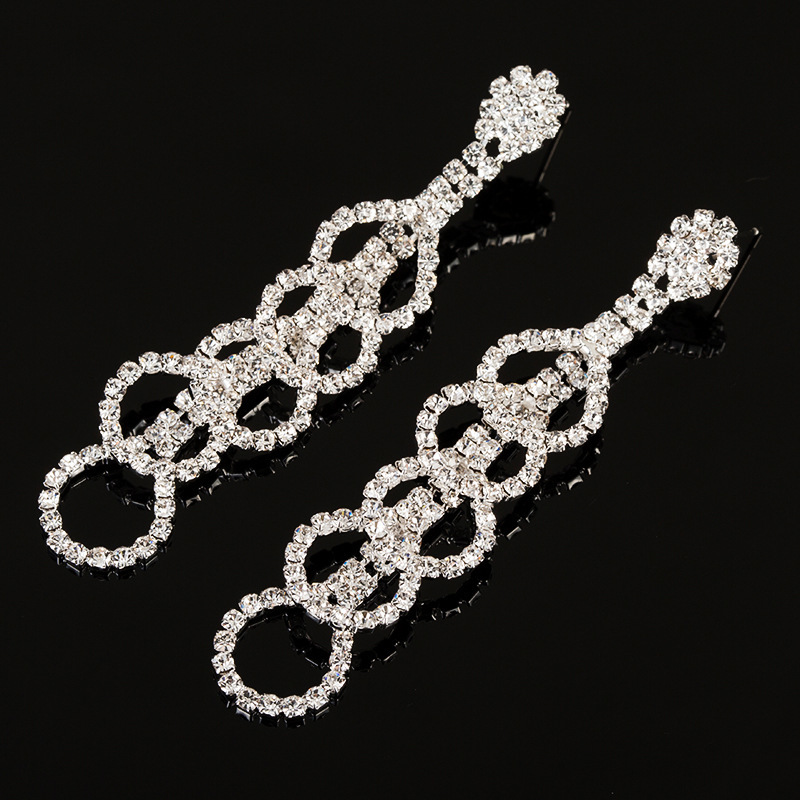 

Long Fund Tassels Circle Circle Earrings Nightclub Sexy Will Ear Nail Ornaments