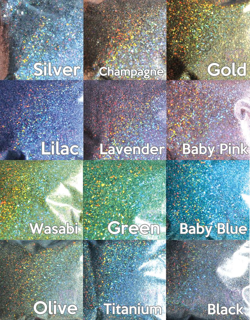 

5g/bag PGFK-004 New Galaxy Holographic Laser Flakes Big Size Best Effect for Nail Polish Art Glitter super holographic glitter