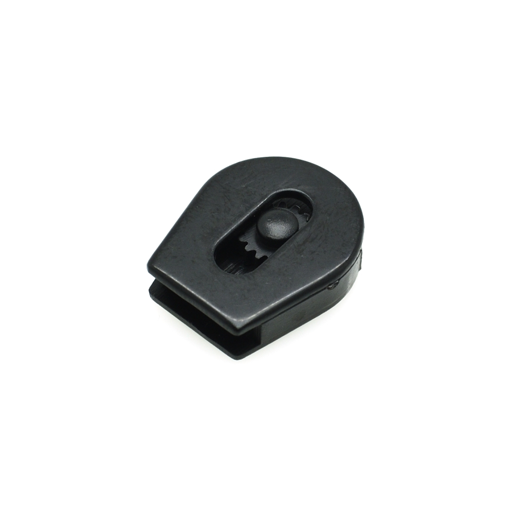 

100pcs 1/8"(2.8mm) Cord Lock Ends Stopper Drawstring Sliding Plastic Wheel Pull-Strings Works Well For Shoe Cloth Bag