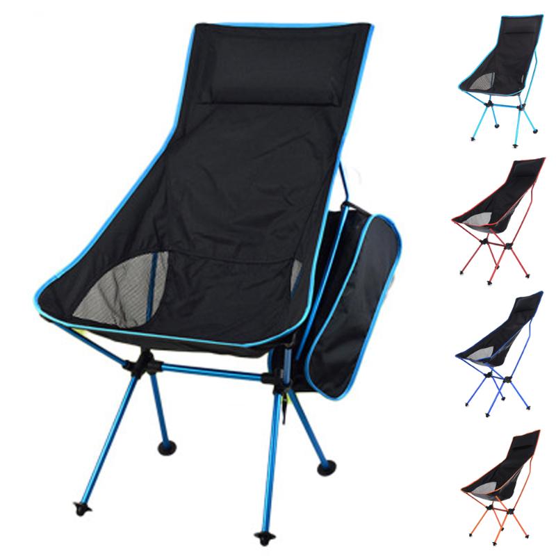 

HooRu Folding Chair with Backrest Camping Beach Fishing Deck Chairs Backpacking Chair with Carry Bag Outdoor Garden Furniture