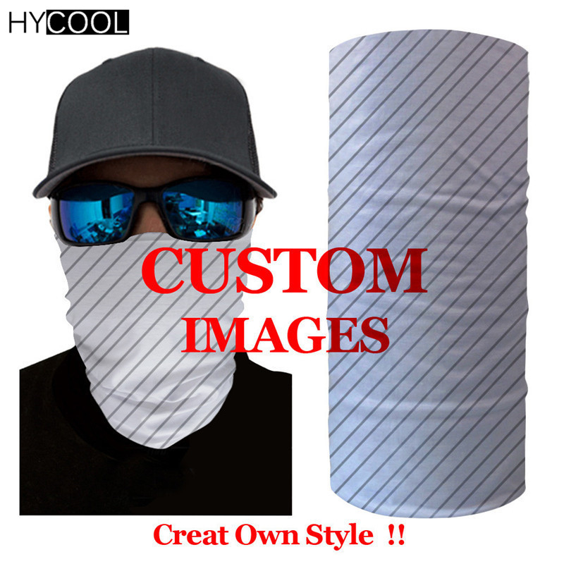 

HYCOOL Customized Your Own Images//Name Printed Bandana Balaclava 3D Face Shied Hiking Neck Warmer Tube Scarf Headband Macka, Customized z28