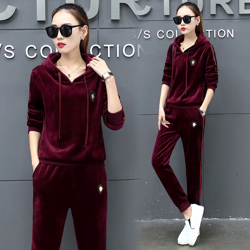 velour leisure suits womens