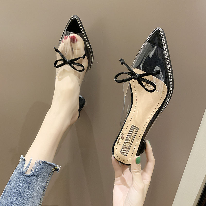 cute black heels with bow