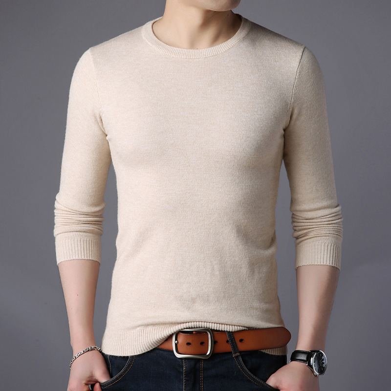 

New Autumn winter Men' Turtleneck cotton Sweaters Male Sexy Slim Fit Knitted Pullovers Solid Color Casual Sweaters Knitwear, Black