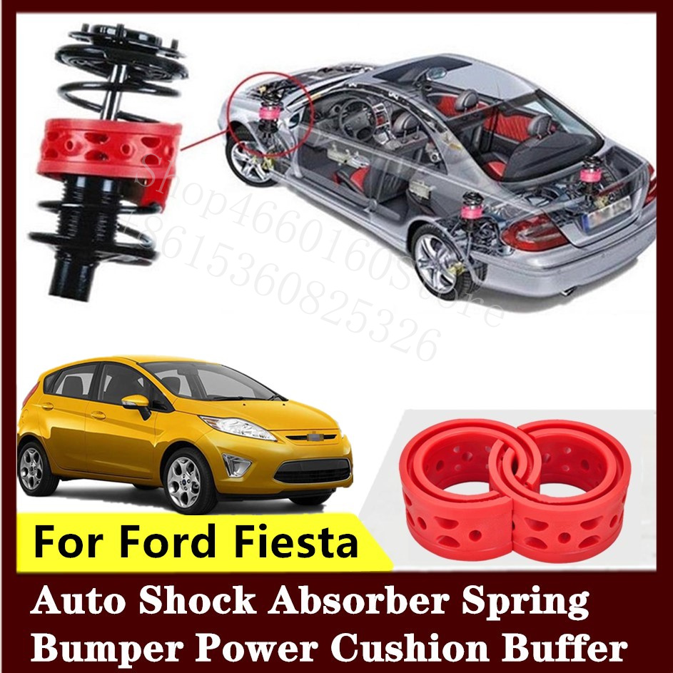 

For Ford Fiesta 2pcs High-quality Front or Rear Car Shock Absorber Spring Bumper Power Auto-buffer Car Cushion Urethane