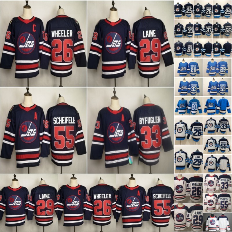 

2019 Heritage Classic 25 Paul Stastny Winnipeg Jets Hockey Jerseys 55 Mark Scheifele 29 Patrik Laine 26 Blake Wheeler 33 Dustin Byfuglien, Men