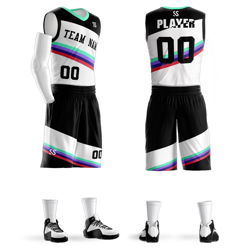 

Personalized Your Own Basketball Jersey Sports Shirt Printed Custom Team Name Number Logo for Men Youth, As pic