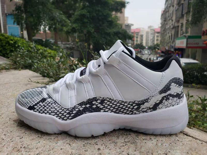 

2019 New Jumpman 11 White Snakeskin Low men basketball shoes 11s XI sports sneakers trainers outdoor with box high quality size 5.5-13, As photo 3