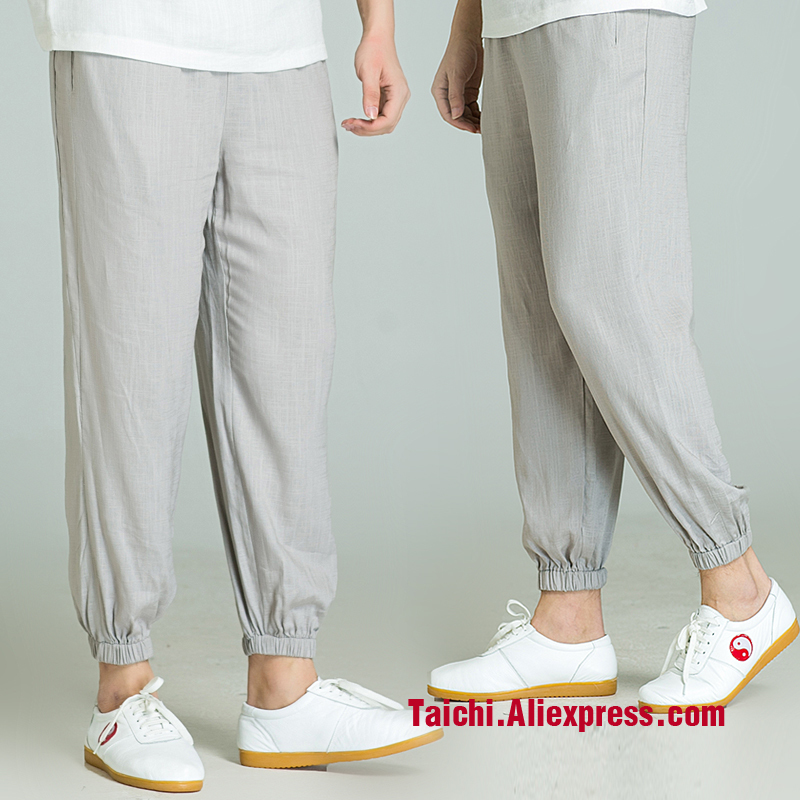 

Tai Chi Pants Martial Art Pants For Women And Men 5 Colors Free Shipping, Black