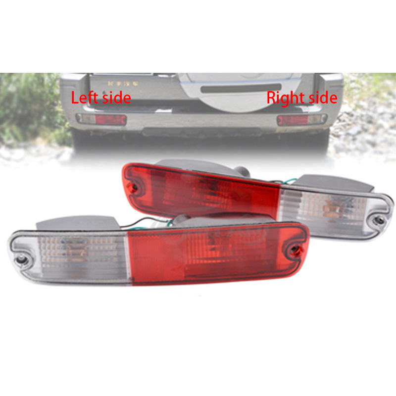 

Left & Right Rear Tail Light Lamp Assembly For Mitsubishi 2003 - 2007 Pajero Montero V73 V75 V77 2003-2006 Fog Light bumper, As pic