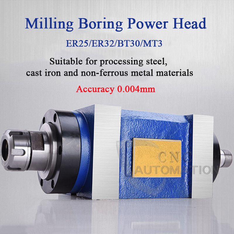 

Boring Milling Drilling Power Head machine tool spindle cnc Spindle BT30/MT3/ER25/ER32 Machine tool transformation