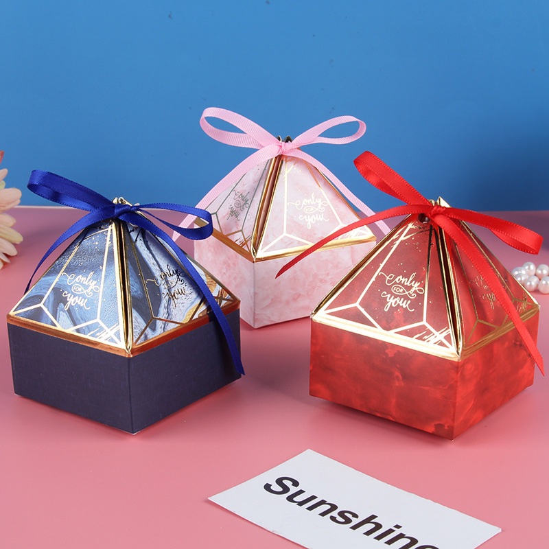 

2019 new wedding candy box wedding Party Favors European gift box packaging for Guests boite dragees de mariage cajas de carton