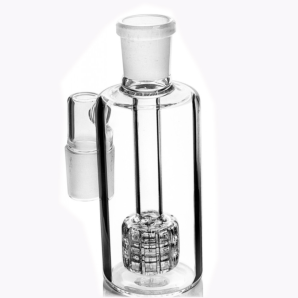 

Stereo Matrix perc 18 mm joints Glass Bubbler 18mm Ash Catcher Oil Rigs Water Bongs Ashcatcher Free Shipping