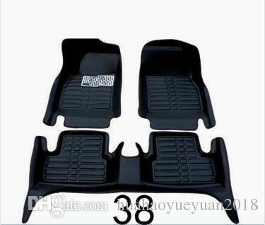 2013-2018 Luxury Leather Waterproof Anti-Skid Full Coverage Liner Front & Rear Mat//Set red Custom Car Floor Mats for Nissan Altima 2008-2012