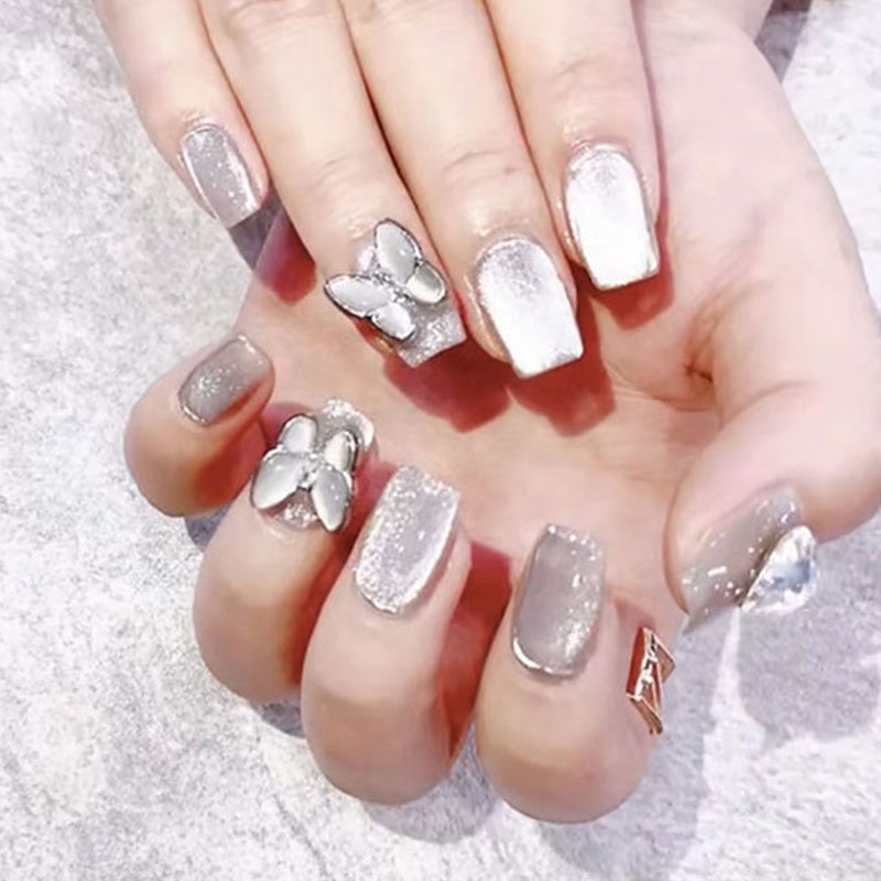 

3D Crystal Cat Eye UV Gel Nail Polish Magic Soak Off Effect UV LDE Gel Nail Art Lacquer Semi Permanent Varnish for Manicure, 13