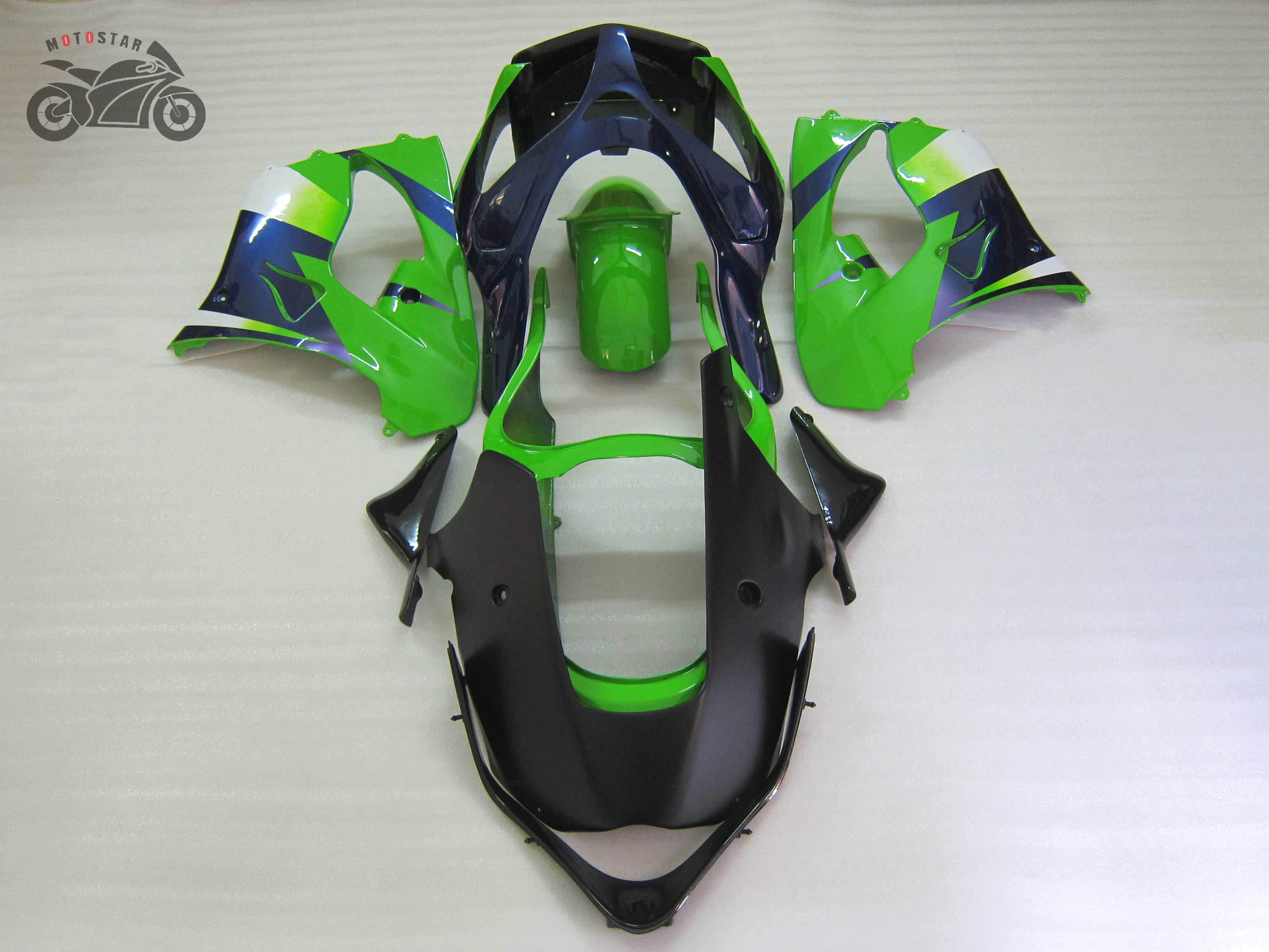 

High quality Chinese fairings for Kawasaki Ninja 2000 2001 ZX9R ABS plastic road race aftermarket fairing kits ZX-9R 00 01 ZX 9R, Same as the picture shows