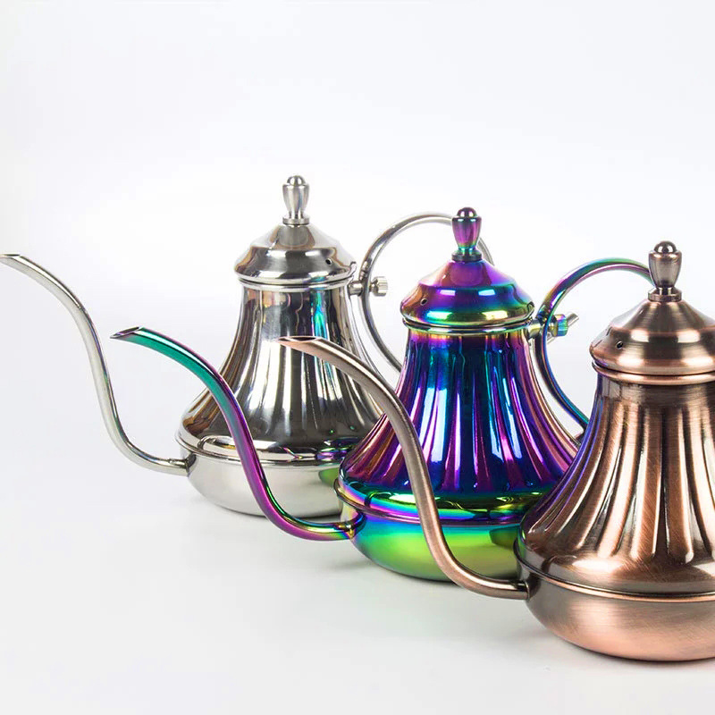 

Coffee Kettle Stainless Steel Pour over Gooseneck Kettle Hand Drip Pot with Long Slender Spout Coffee Drip Pot