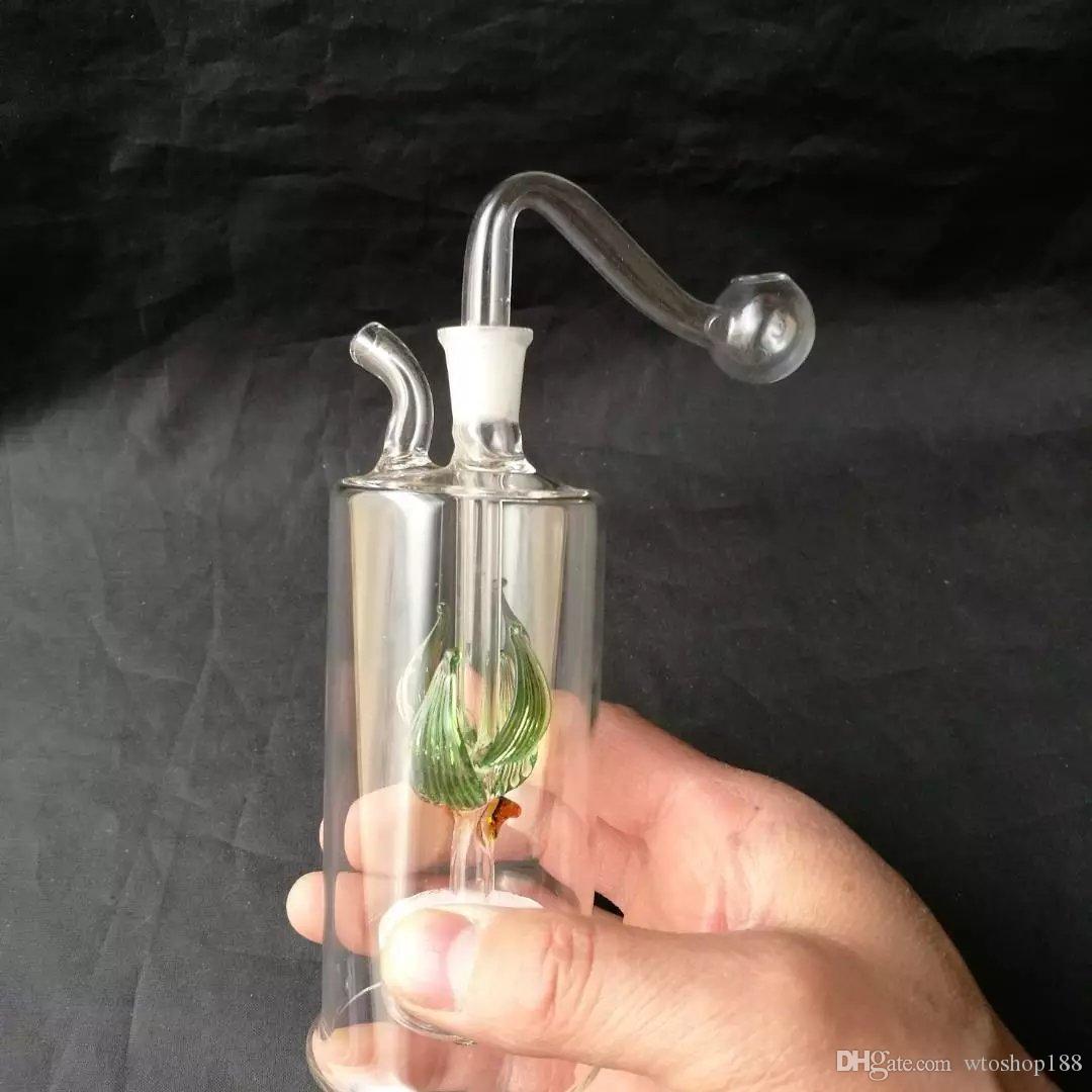 

Glass sand core hookah Wholesale Glass bongs Oil Burner Glass Water Pipes Oil Rigs Smoking Free
