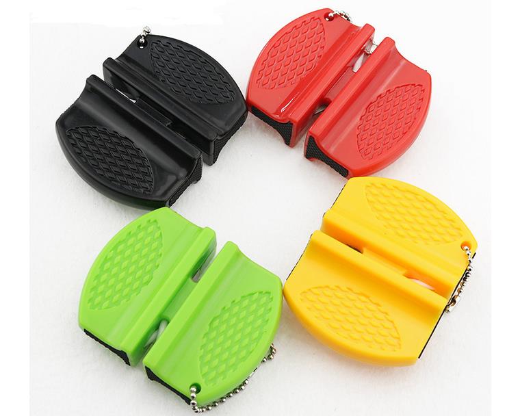 

Hot Sale Mini Ceramic Rod 2-STEP Carbide Tungsten Steel Camp Pocket Kitchen Knife Sharpener Kitchen Useful Tool p