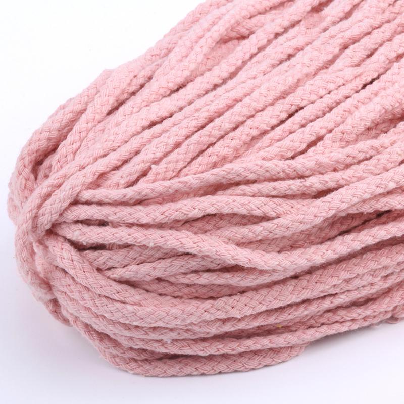 

Artisan String Craft Macrame Colorful Scrapbooks Hanging Durable 5mm 80-90m Twisted Handmade Rope Accessories Decor DIY