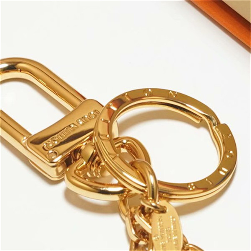 

Keychain Multi Charm Letter Four-leaf 2021Exquisite3 Bag Pendant Chain Flower1 Fashion Key Luxury Mhrre