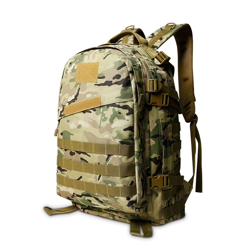 

45L 3D Army Tactical Backpack Outdoor Climbing Hiking Backpack Travel Camping Camouflage Hunting Bag, Black